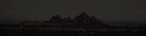 faded dark image of the landscape in arizona